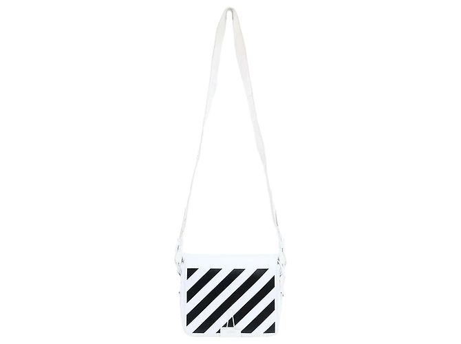 Off White Bolsa de aba diagonal TJRNYVBM Branco