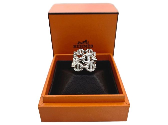 Hermès Enchainement Ring Silber Large Size