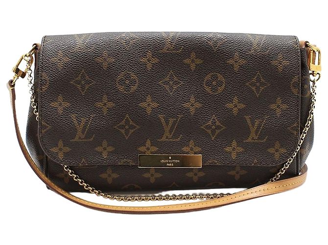 Louis Vuitton Borsa a tracolla e spalla Monogram Favorite MM Marrone