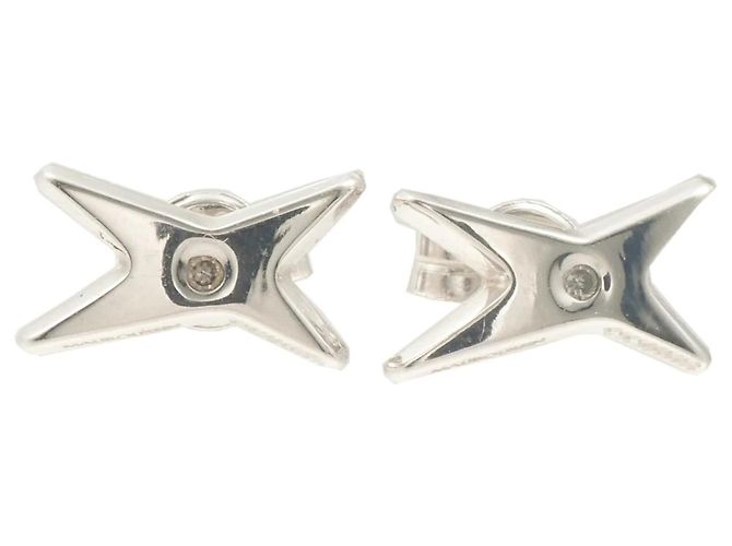 Orecchini Mauboussin Star in oro bianco e diamanti