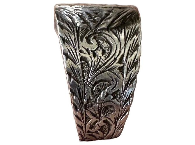 Gucci Interlocking G Engraved Silver Ring Silvery