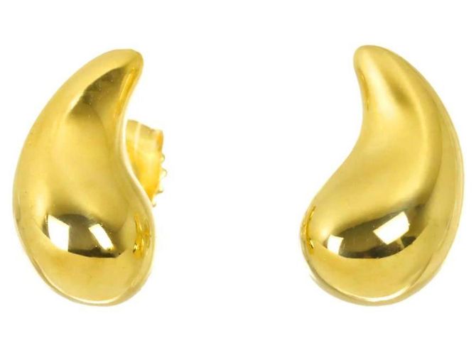 Orecchini a lobo Tiffany & Co. Teardrop in oro giallo 18K