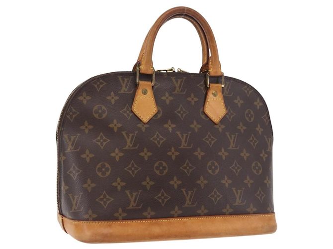 LOUIS VUITTON Monogram Alma Handtasche M51130 LV Auth 199838 Monogramm