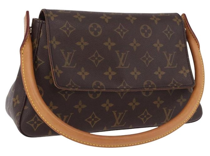 LOUIS VUITTON Mini Looping Schultertasche Monogram M51147 LV Auth 200350V Monogramm