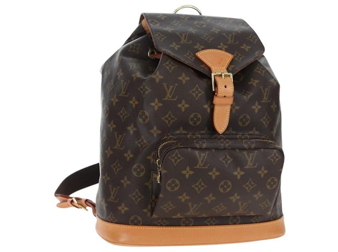 LOUIS VUITTON Monogram Montsouris GM Backpack M51135 LV Auth ki6770SAM