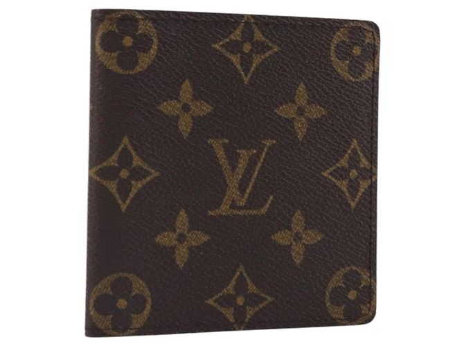LOUIS VUITTON Monogram Porte Billets 6 Cartes Crdit Case M60929 LV Auth BA15414