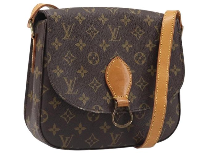 LOUIS VUITTON Monogram Saint Cloud GM Shoulder Bag M51242 LV Auth ki6795 Monograma