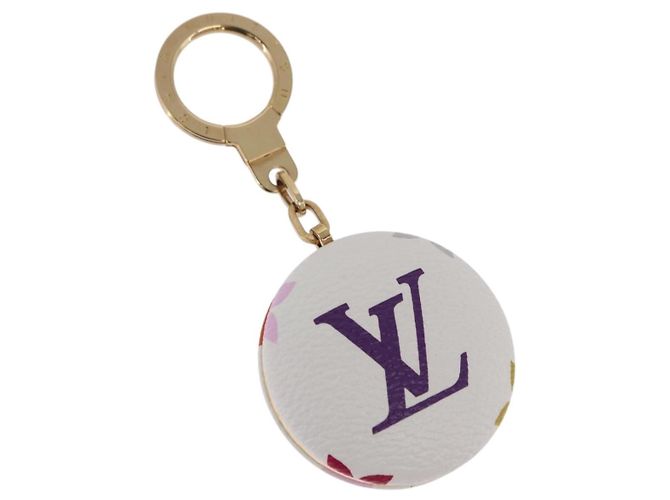 LOUIS VUITTON Monogram Multicolor Astropill Charm White M51911 LV Auth 202032V