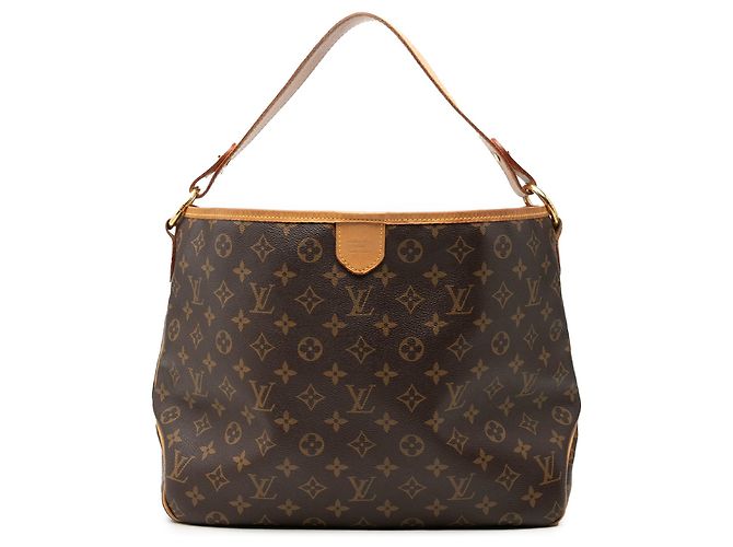 Borsa Tote Louis Vuitton Monogram Delightful PM Marrone