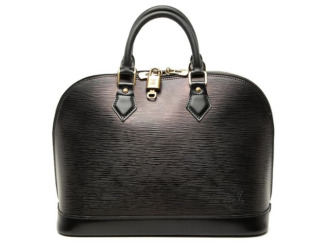 Louis Vuitton Epi Alma PM Handtasche Schwarz