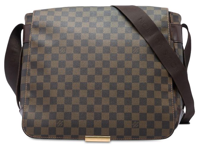 Borsa a tracolla Louis Vuitton Damier Ebene Bastille marrone