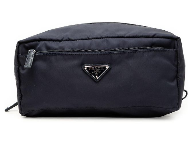 Pouch Prada Tessuto Blu