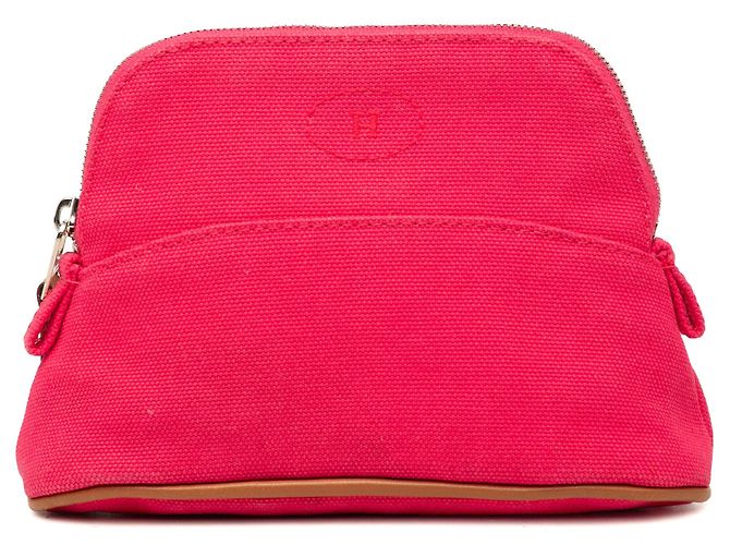 Bolsa Hermès Mini Mini Canvas Bolide Case Rosa