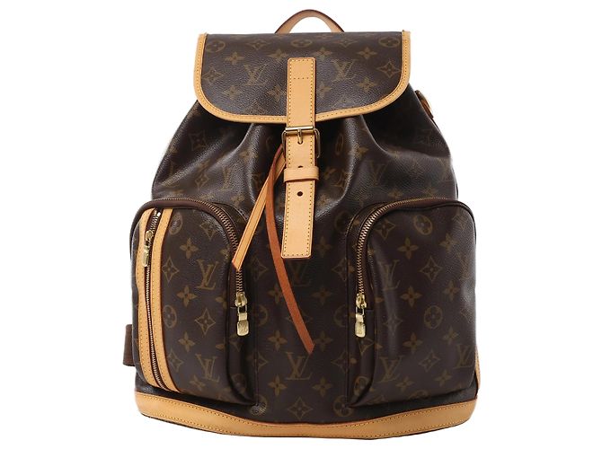 Montsouris Louis Vuitton Sac à Dos Bosphore Monogram Canvas Backpack en Brown M40107 Castaño