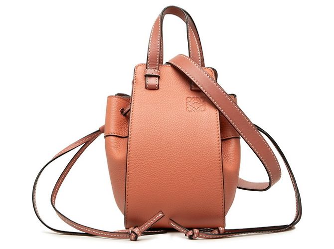 Sac à main Loewe Anagram Hammock Drawstring Mini Rose