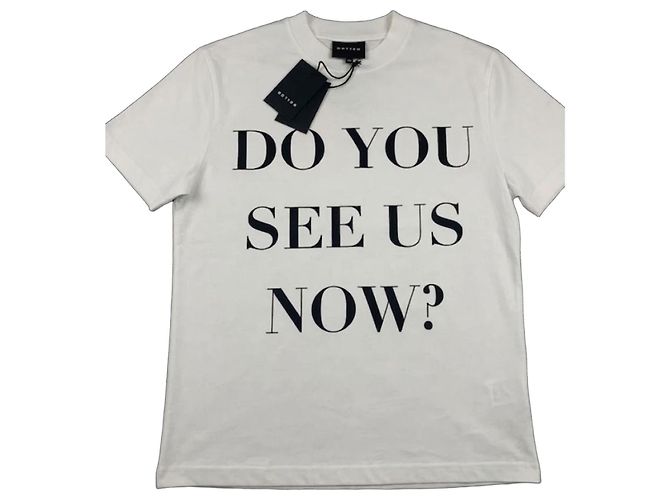 Autre Marque Camiseta Botter blanca de algodón con eslogan Blanco