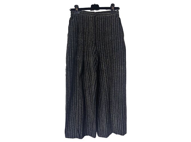 Giorgio Armani Palazzo-Hose Schwarz