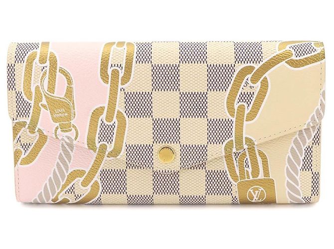 Sarah Cartera larga Louis Vuitton Damier Azur