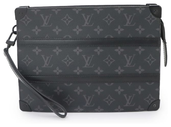 Louis Vuitton Monogram Eclipse Pochette Clutch Monograma