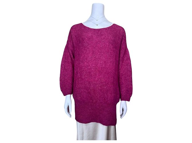 American Vintage Strickpullover in Rosa Pink