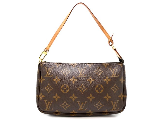 Louis Vuitton Pochette Accessoires Shoulder Bag Castaño