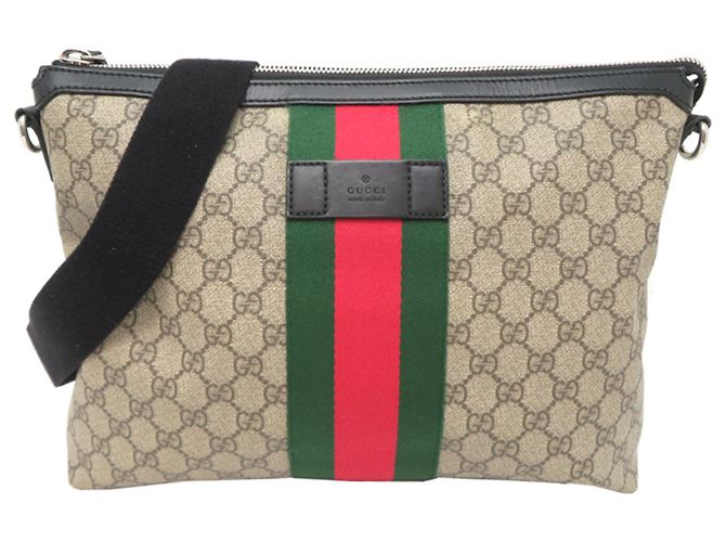 Bolsa Messenger Gucci Sherry Line Bege