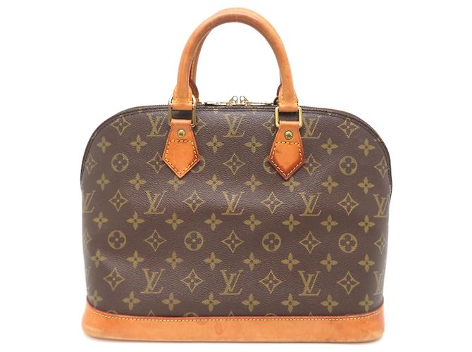 Sac à main Louis Vuitton Alma Marron