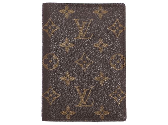Capa de Passaporte Louis Vuitton Monogram Brown Marrom