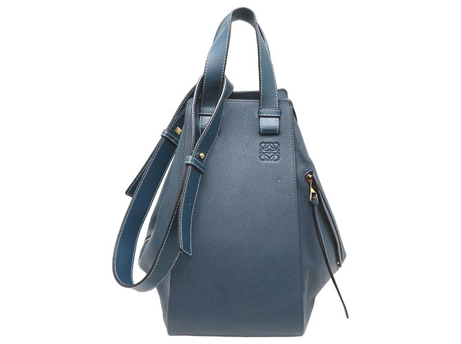 Borsa Loewe Hammock Medium da donna Blu
