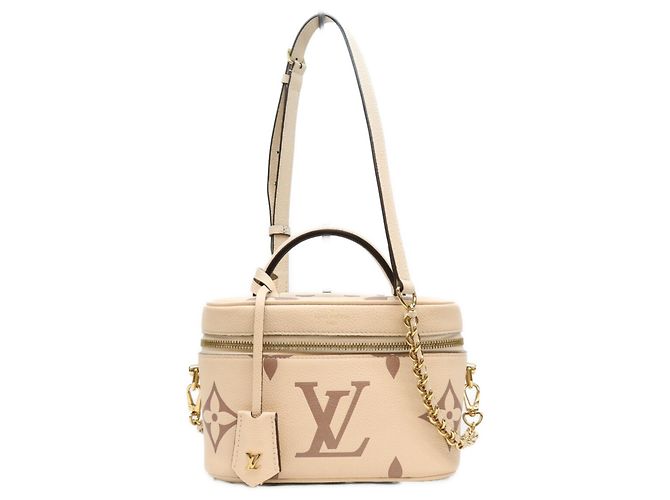 Louis Vuitton Bois de Rose Empreinte Vanity PM Schultertasche Beige