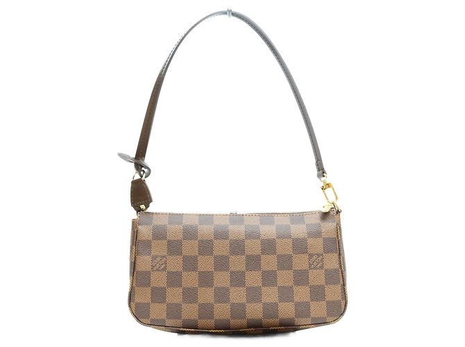 Louis Vuitton Damier Pochette Accessoires Pouch Marrone
