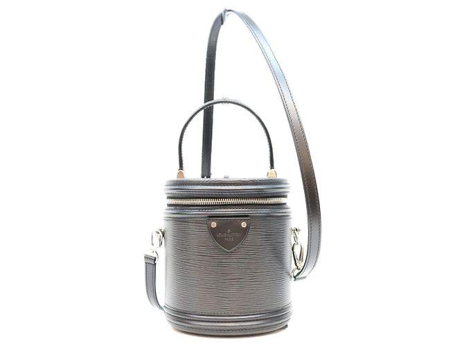 Borsa a tracolla Louis Vuitton Epi Noir Cannes Nero