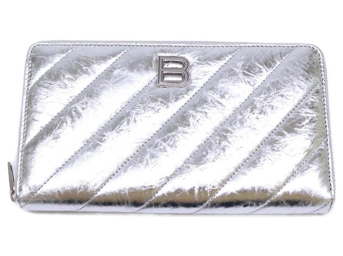 Everyday Cartera larga acolchada Balenciaga Plata