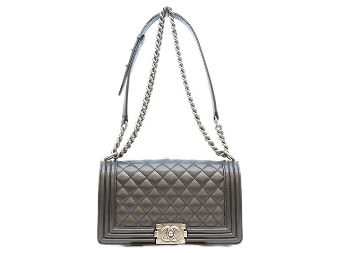 Sac à épaule Chanel Boy Chanel 25 Medium Noir