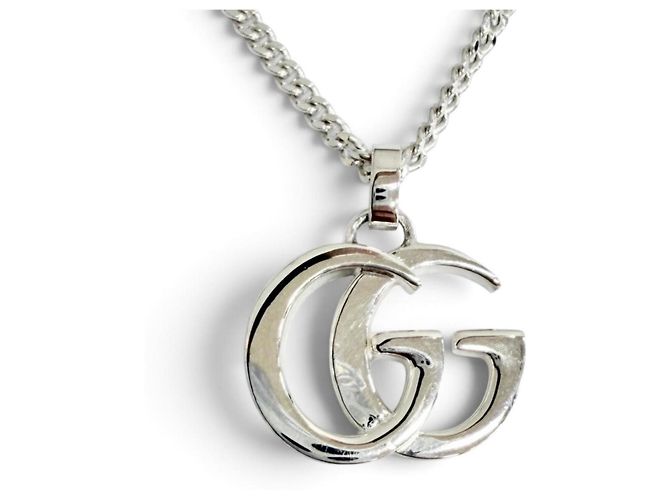 Collana con pendente Double G GUCCI Argento