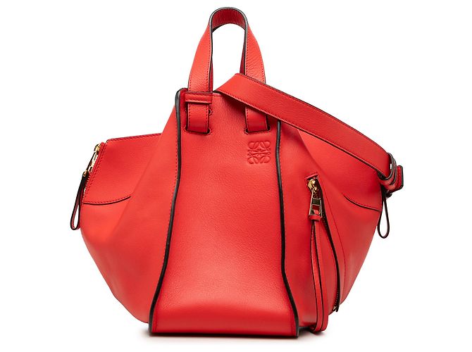 Borsa LOEWE Hammock Small in pelle di vitello rossa Rosso