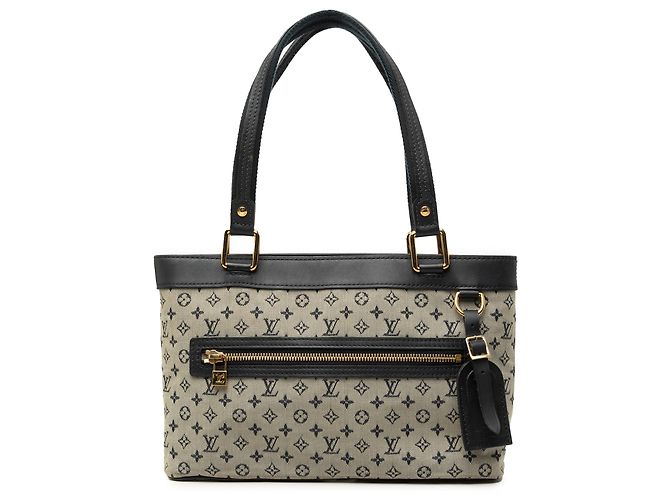Louis Vuitton Gray Monogram Mini Lin Lucille PM Marrom Cinza