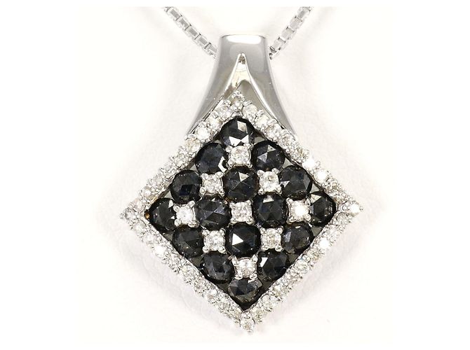 Autre Marque Collana in oro bianco 18K e diamanti D'oro