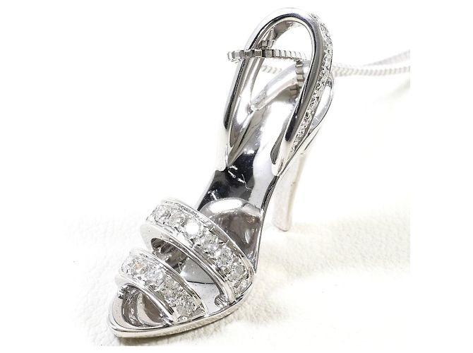 Autre Marque Collana in oro bianco 18K e diamanti D'oro