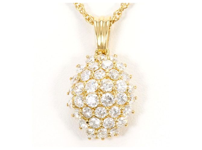 Autre Marque Collana in oro giallo 18K e diamanti D'oro