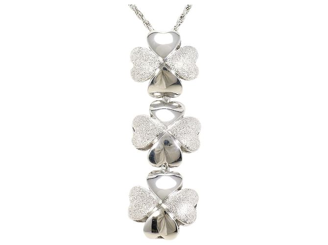 Autre Marque Collar elegante de oro blanco Dorado