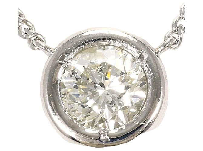 Autre Marque Platin-Halskette PT850 mit Diamant