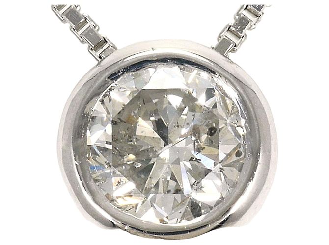 Autre Marque Collar de platino y diamantes