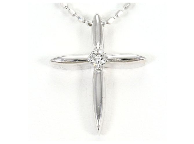 Autre Marque Collana in oro bianco 18K e diamanti D'oro