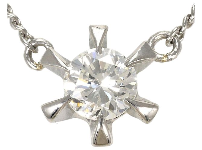 Autre Marque Collar de platino PT850 con diamante