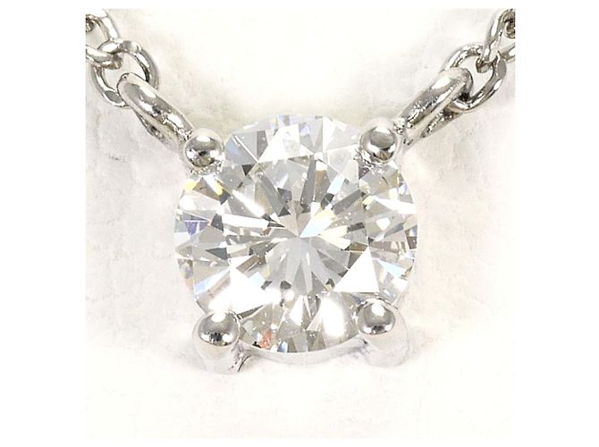 Autre Marque Platin-Halskette PT850 mit Diamant