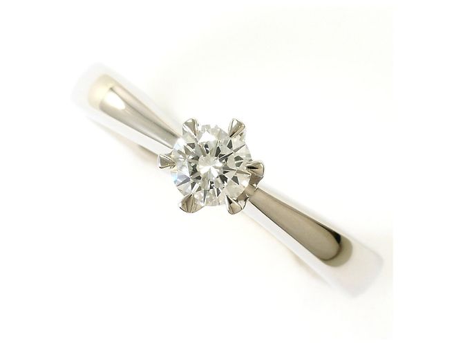 Autre Marque Platin-Ring mit Diamant
