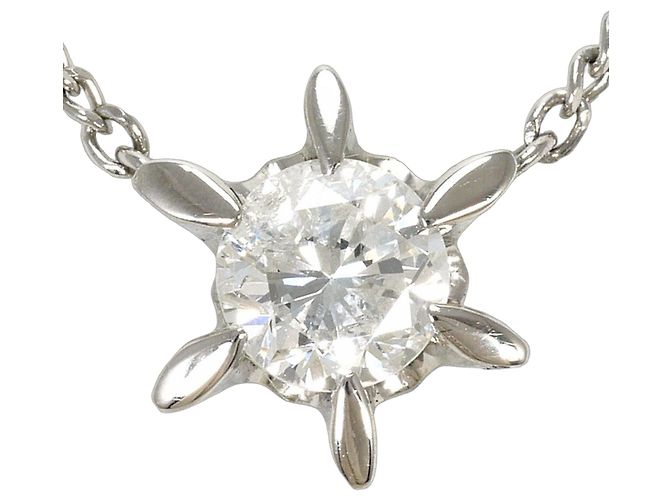 Autre Marque Collar de platino PT850 con diamante