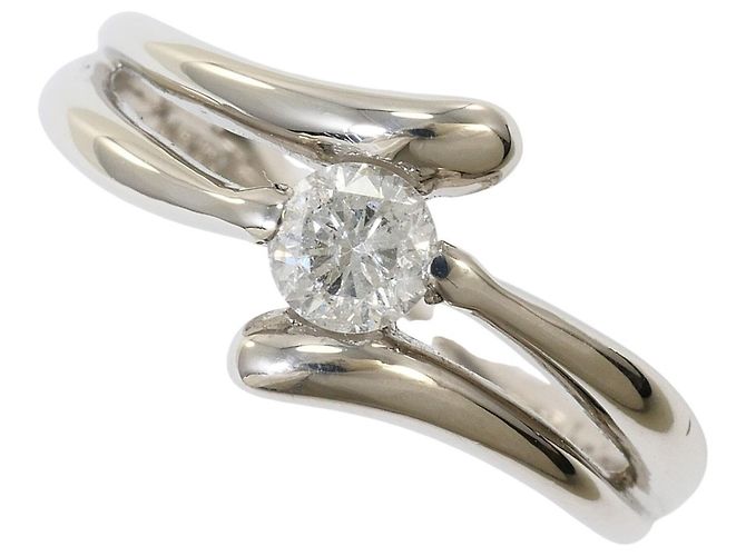 Autre Marque PT900 Platin-Ehering mit Diamant