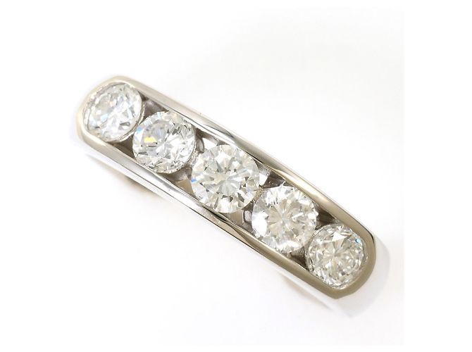 Autre Marque Platin-Diamant-Ehering